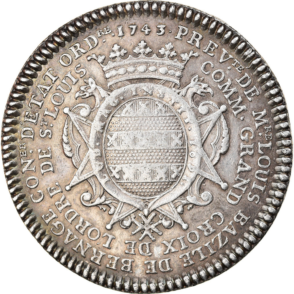 France, Token, Louis XV, Villes et Noblesse, Louis Bazile de Bernage, Paris