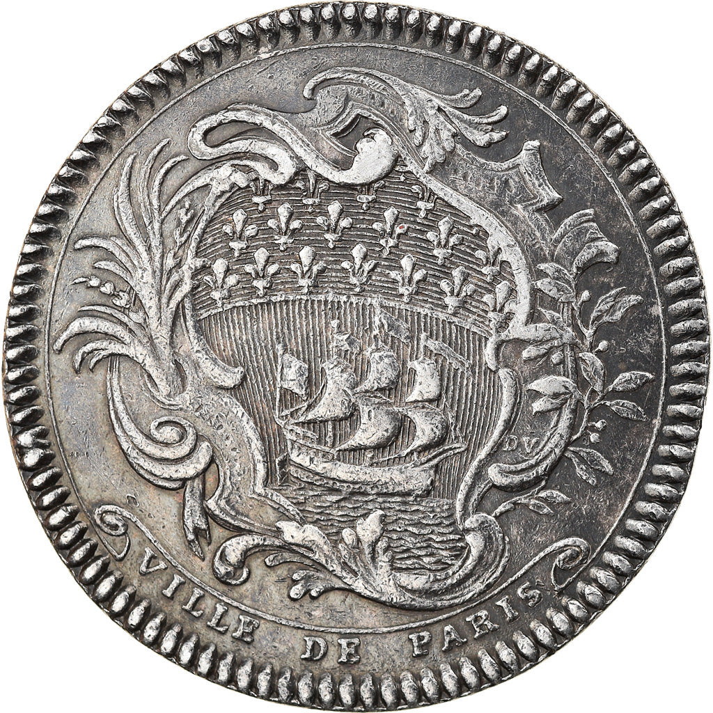France, Token, Louis XV, Villes et Noblesse, Louis Bazile de Bernage, Paris