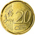Francja, 20 Euro Cent, 2007, Paris, MS(65-70), Mosiądz, KM:1411