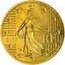France, 50 Euro Cent, 2007, MS(65-70), Brass, KM:1412