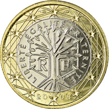 France, Euro, 2008, MS(65-70), Bi-Metallic, KM:1413