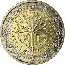 Francia, 2 Euro, 2008, FDC, Bi-metallico, KM:1414