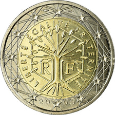 France, 2 Euro, 2009, MS(65-70), Bi-Metallic, KM:1414