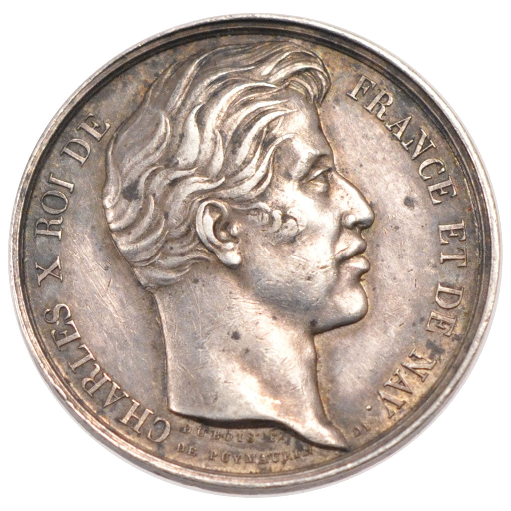 France, Jeton, Royal, 1827, TTB+, Argent