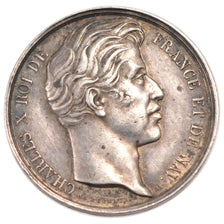 France, Jeton, Royal, 1827, TTB+, Argent
