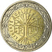 France, 2 Euro, 2001, MS(65-70), Bi-Metallic, KM:1289