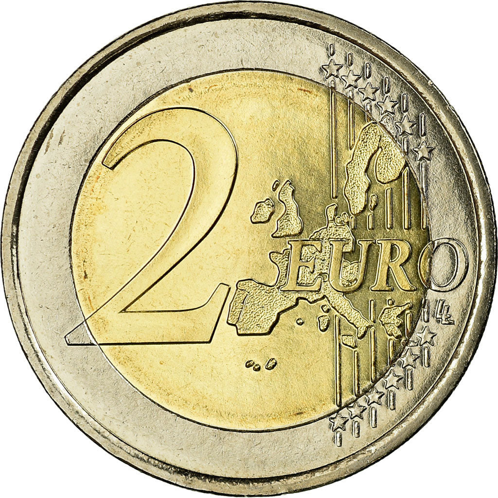 France, 2 Euro, 2001, MS(65-70), Bi-Metallic, KM:1289
