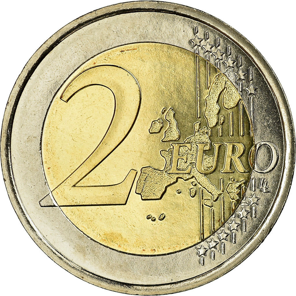 France, 2 Euro, 2001, MS(65-70), Bi-Metallic, KM:1289