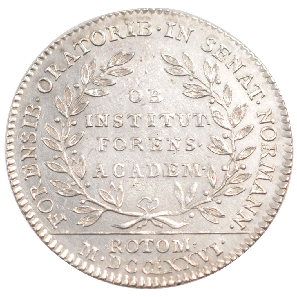 France, Royal, Token, 1776, AU(50-53), Silver, Feuardent #6120, 8.36
