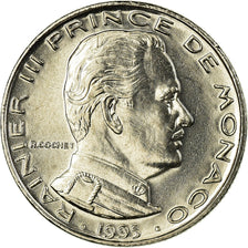 Coin, Monaco, Rainier III, 1/2 Franc, 1995, MS(65-70), Nickel, KM:145
