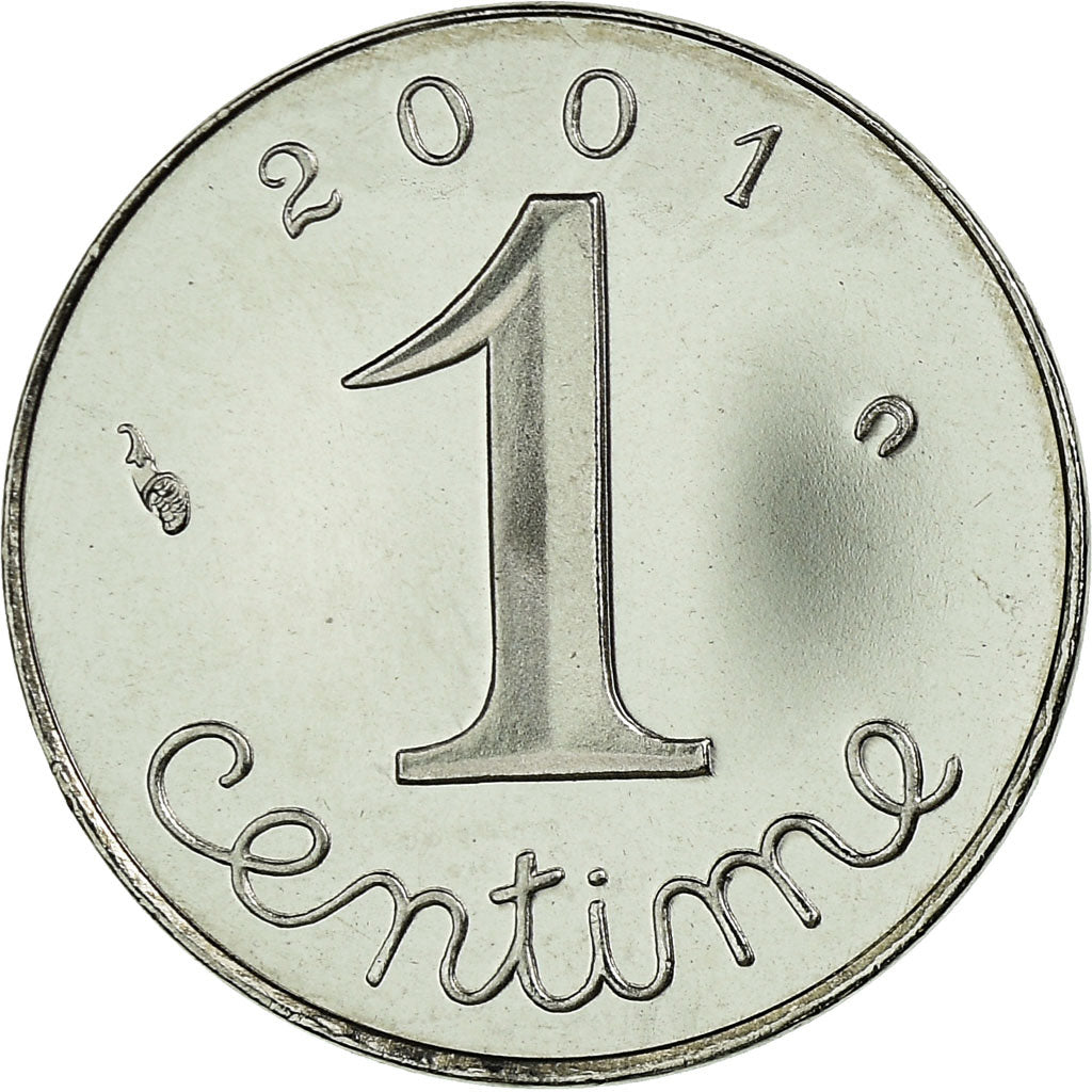 Moneta, Francia, Épi, Centime, 2001, Paris, FDC, Acciaio inossidabile, KM:928