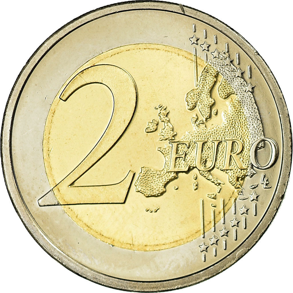 Slovenia, 2 Euro, 2008, MS(65-70), Bi-Metallic, KM:75