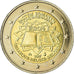 Belgia, 2 Euro, Traité de Rome 50 ans, 2007, Brussels, MS(65-70), Bimetaliczny