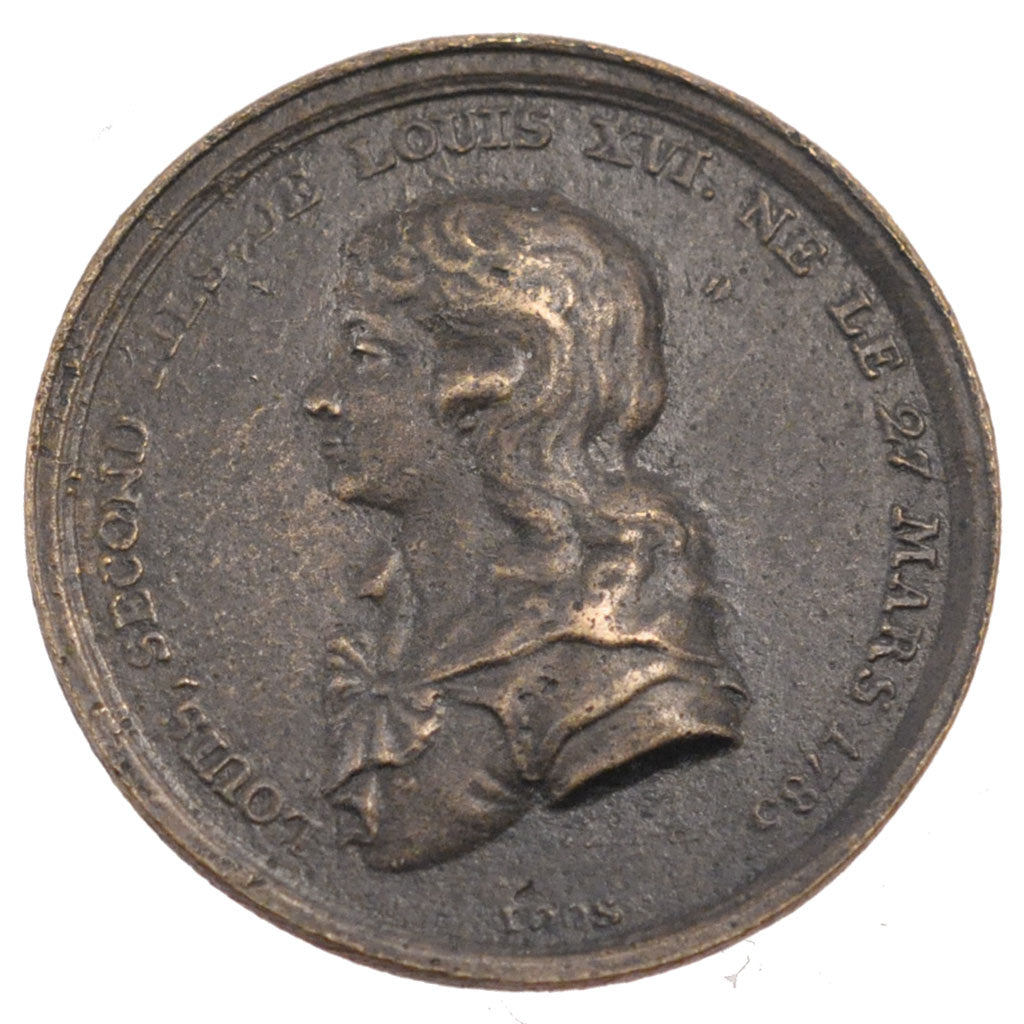 France, Royal, Token, 1795, AU(50-53), Copper, 8.71