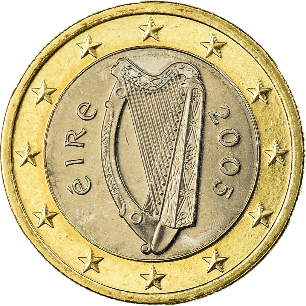 IRELAND REPUBLIC, Euro, 2005, MS(63), Bi-Metallic, KM:38