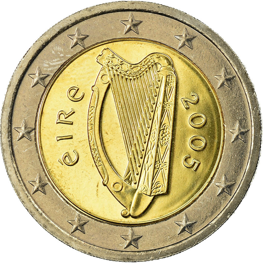 IRELAND REPUBLIC, 2 Euro, 2005, UNZ, Bi-Metallic, KM:39