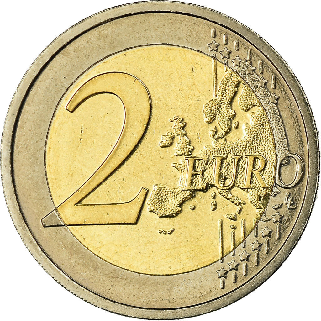 IRELAND REPUBLIC, 2 Euro, 2007, AU(55-58), Bi-Metallic, KM:53