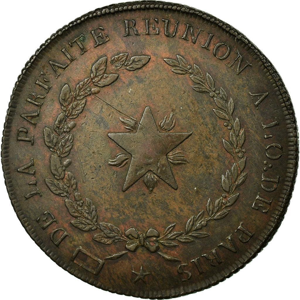 France, Token, Masonic, Loge de la Parfaite Réunion, Orient de Paris, 1802