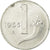 Moneda, Italia, Lira, 1955, Rome, MBC, Aluminio, KM:91