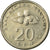 Monnaie, Malaysie, 20 Sen, 1998, TTB, Copper-nickel, KM:52