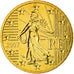 France, 50 Euro Cent, 2007, MS(65-70), Brass, KM:1412