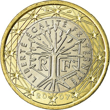 France, Euro, 2007, MS(65-70), Bi-Metallic, KM:1413
