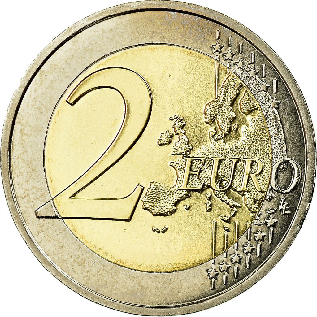 France, 2 Euro, 2007, MS(65-70), Bi-Metallic, KM:1414