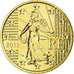 France, 50 Euro Cent, 2012, MS(65-70), Brass, KM:1412