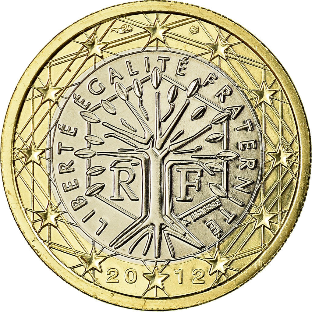 France, Euro, 2012, MS(65-70), Bi-Metallic, KM:1413