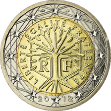 France, 2 Euro, 2012, MS(65-70), Bi-Metallic, KM:1414