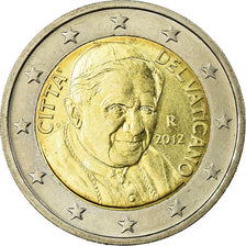 VATICAN CITY, 2 Euro, 2012, MS(65-70), Bi-Metallic, KM:389