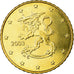 Finland, 50 Euro Cent, 2003, MS(65-70), Brass, KM:103