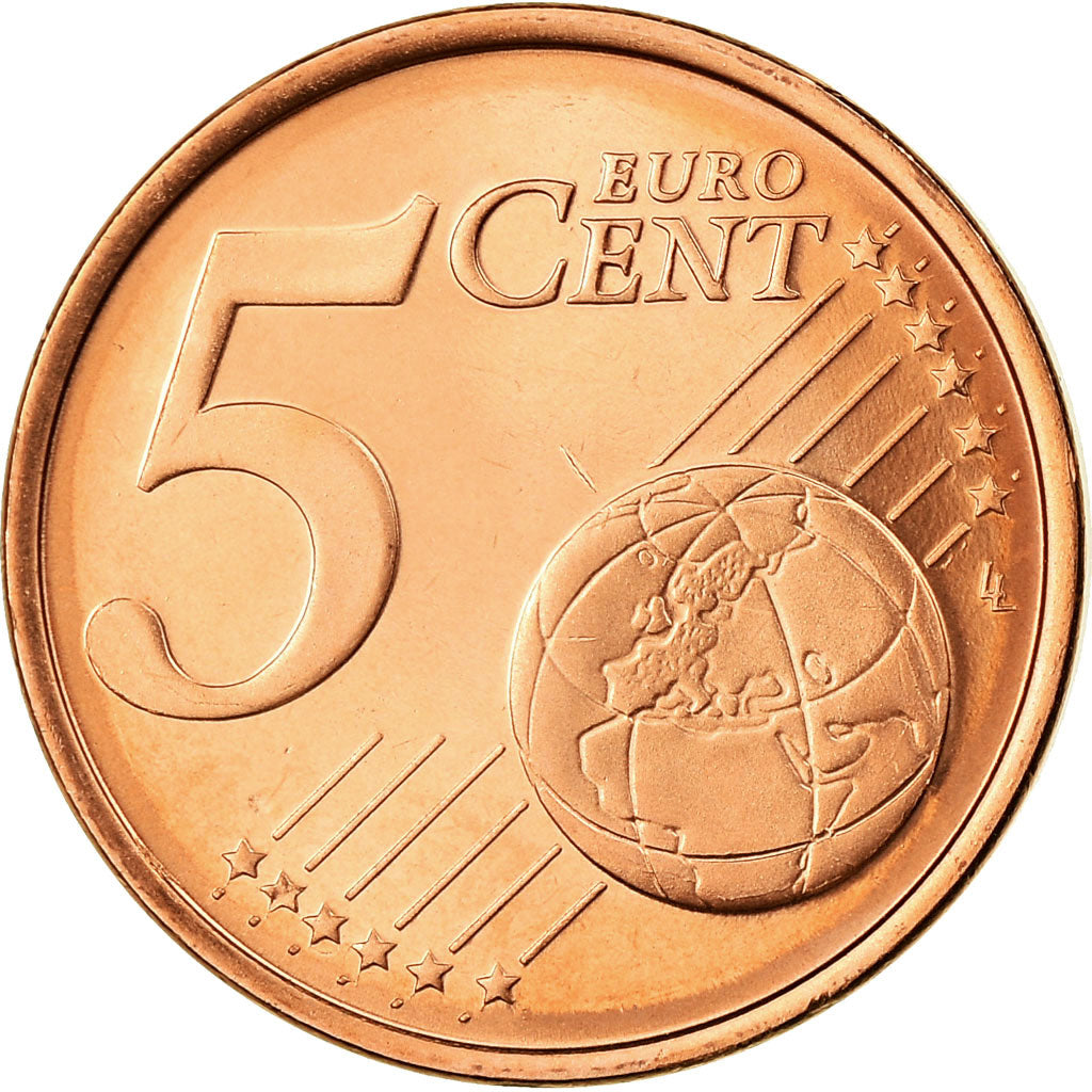Finland, 5 Euro Cent, 2005, MS(65-70), Copper Plated Steel, KM:100