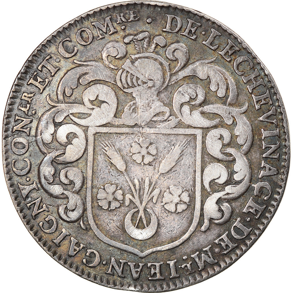 Francia, Token, Royal, Ile-de-France, Jean Gaigny, Echevin de Paris, 1647, MBC