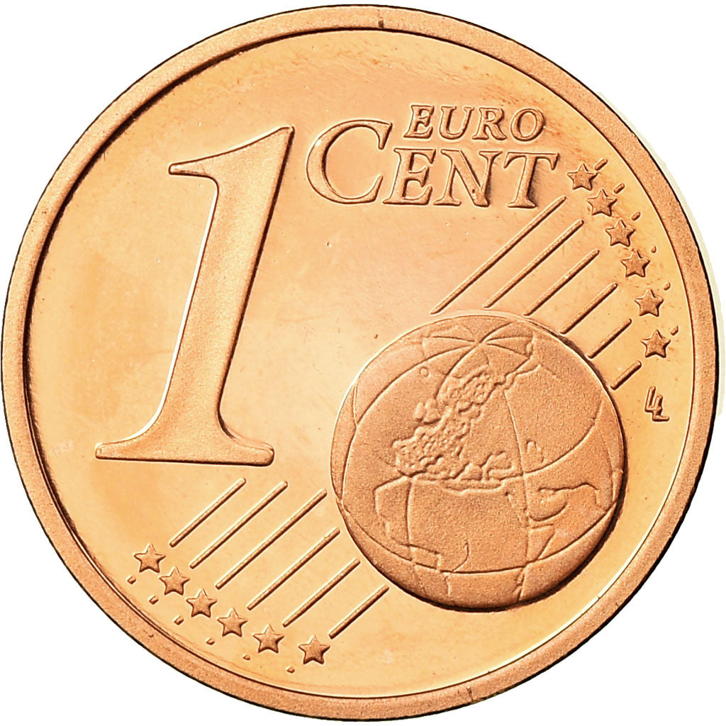 GERMANY - FEDERAL REPUBLIC, Euro Cent, 2002, Proof, MS(65-70), Copper Plated