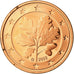 GERMANY - FEDERAL REPUBLIC, 5 Euro Cent, 2002, Proof, MS(65-70), Copper Plated