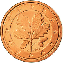 GERMANY - FEDERAL REPUBLIC, Euro Cent, 2002, Proof, MS(65-70), Copper Plated