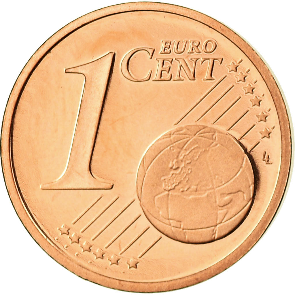 GERMANY - FEDERAL REPUBLIC, Euro Cent, 2002, Proof, MS(65-70), Copper Plated