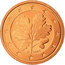 GERMANY - FEDERAL REPUBLIC, 2 Euro Cent, 2002, Proof, MS(65-70), Copper Plated