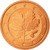 GERMANY - FEDERAL REPUBLIC, 2 Euro Cent, 2002, Proof, MS(65-70), Copper Plated