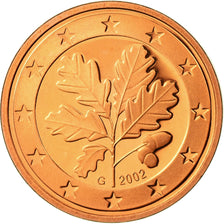 GERMANY - FEDERAL REPUBLIC, 5 Euro Cent, 2002, Proof, MS(65-70), Copper Plated