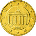 GERMANY - FEDERAL REPUBLIC, 10 Euro Cent, 2002, Proof, MS(65-70), Brass, KM:210