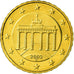 GERMANY - FEDERAL REPUBLIC, 10 Euro Cent, 2002, Proof, MS(65-70), Brass, KM:210