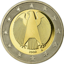 GERMANY - FEDERAL REPUBLIC, 2 Euro, 2002, Proof, MS(65-70), Bi-Metallic, KM:214