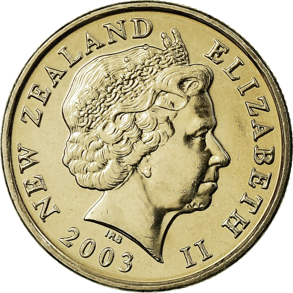 Coin, New Zealand, Elizabeth II, 5 Cents, 2003, MS(63), Copper-nickel, KM:116
