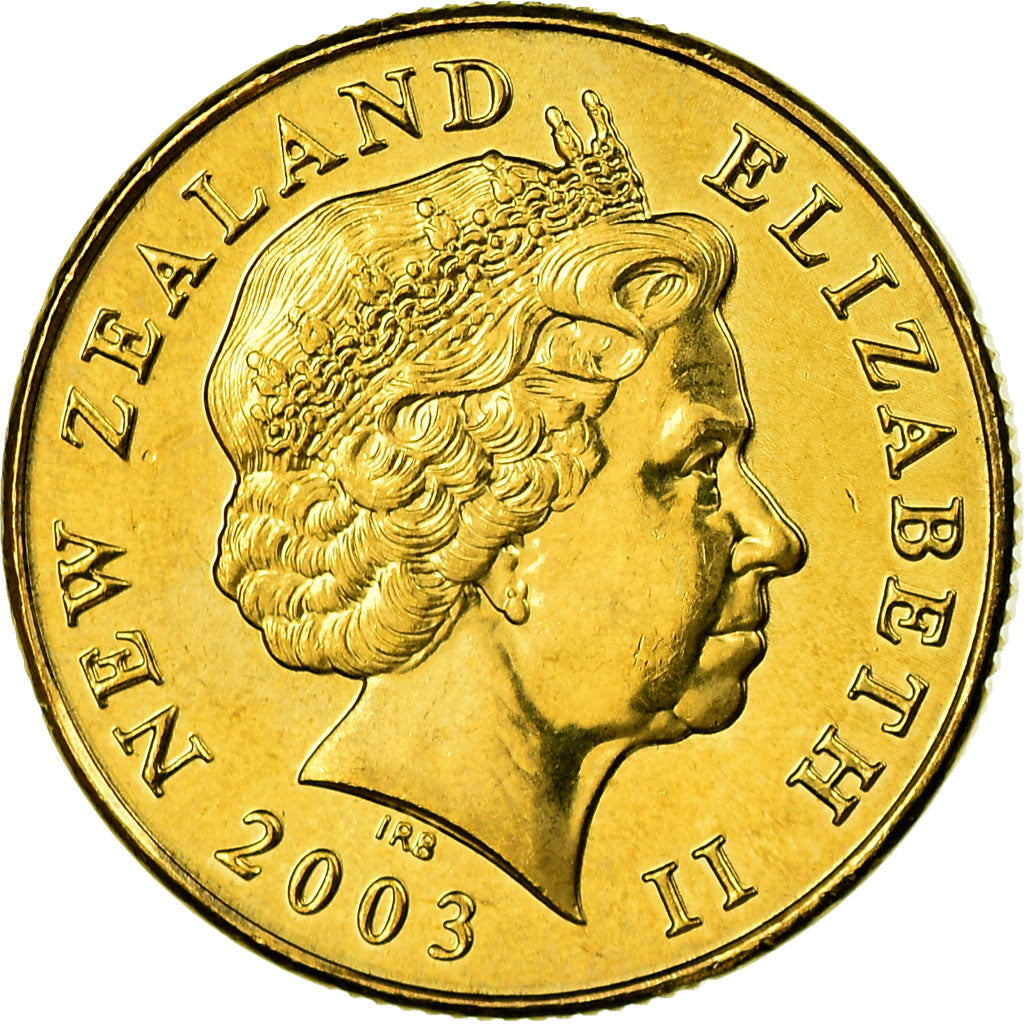 Coin, New Zealand, Elizabeth II, Dollar, 2003, MS(63), Aluminum-Bronze, KM:120