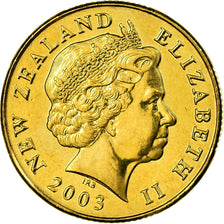 Coin, New Zealand, Elizabeth II, Dollar, 2003, MS(63), Aluminum-Bronze, KM:120