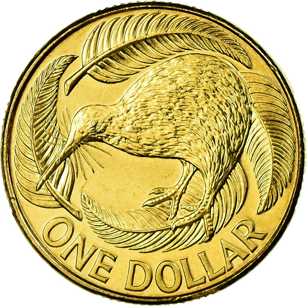Coin, New Zealand, Elizabeth II, Dollar, 2003, MS(63), Aluminum-Bronze, KM:120