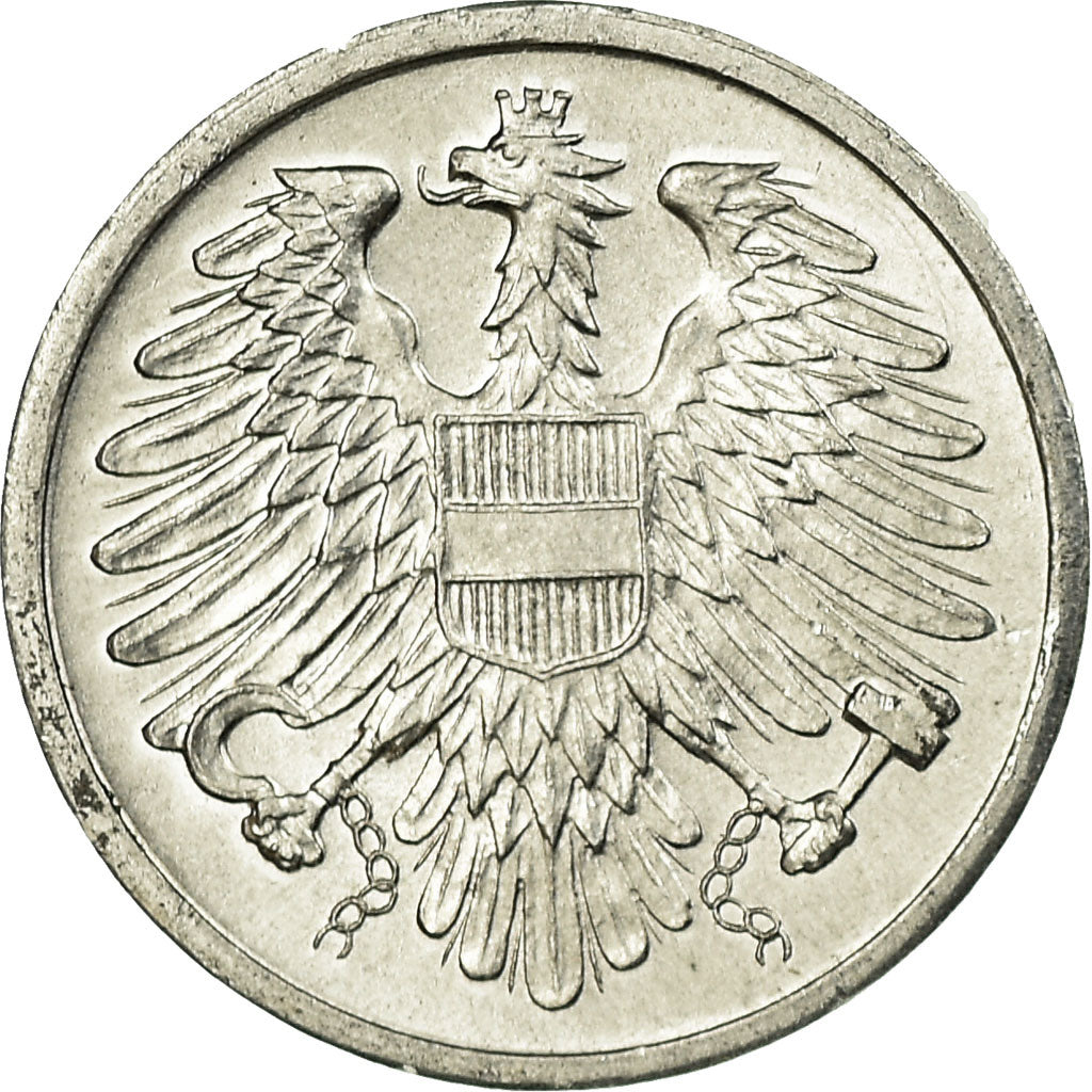 Coin, Austria, 2 Groschen, 1972, AU(55-58), Aluminum, KM:2876