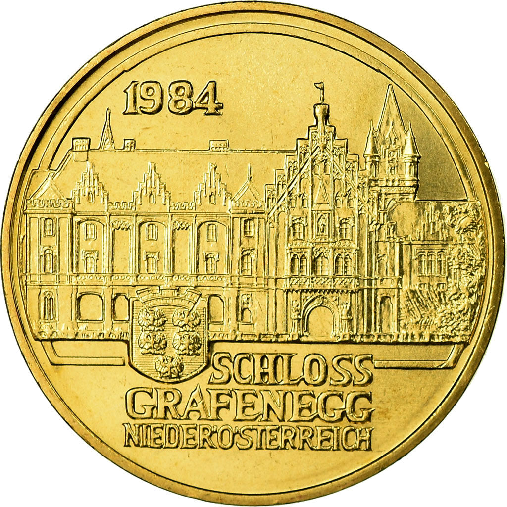 Coin, Austria, 20 Schilling, 1984, MS(63), Copper-Aluminum-Nickel, KM:2965.1